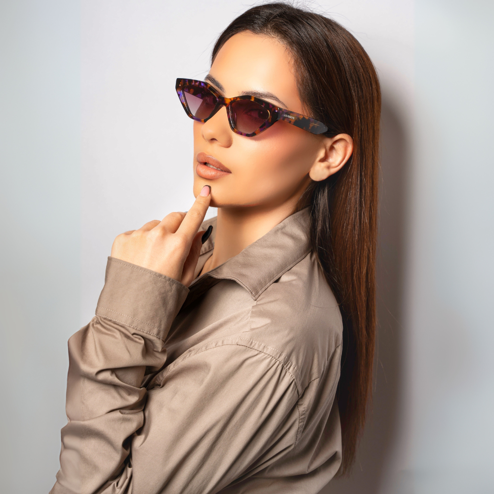Óculos de sol rosa, Chic Charme