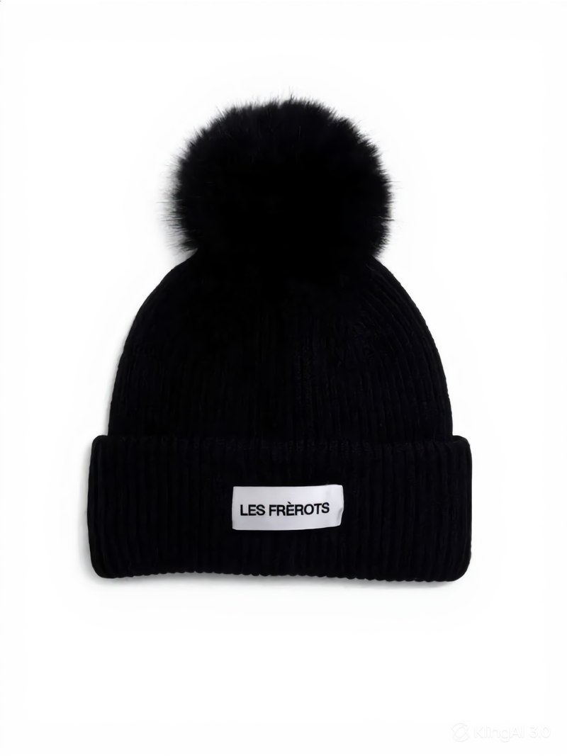NOIR VINTERKEPS MED POM POM