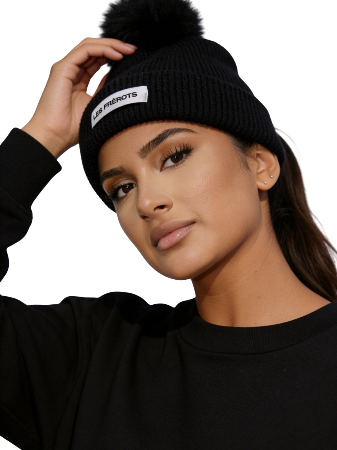 NOIR VINTERKEPS MED POM POM
