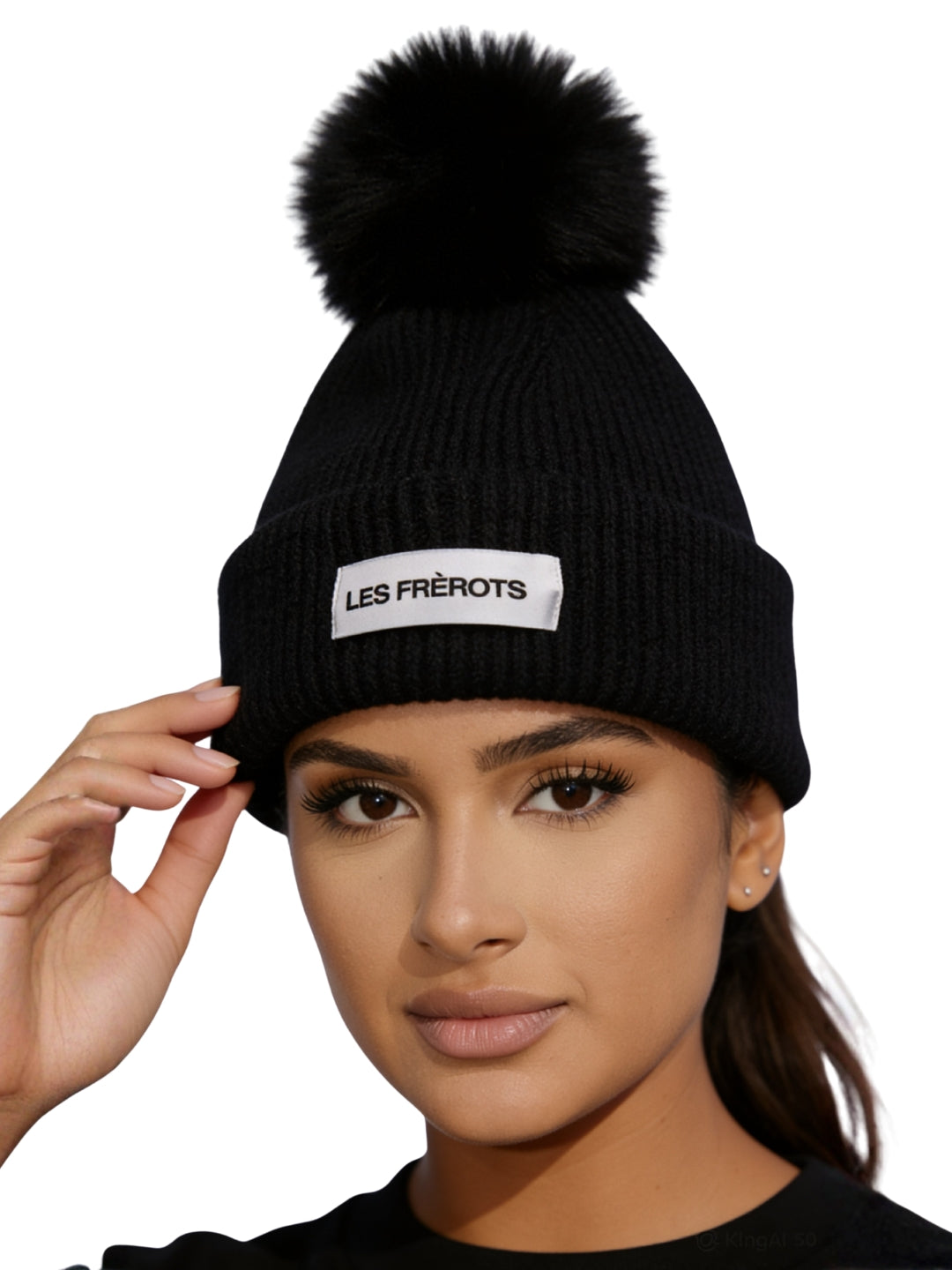NOIR VINTERKEPS MED POM POM